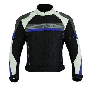 MOTORCYCLE ARMOURED HIGH PROTECTION CORDURA WATERPROOF JACKET